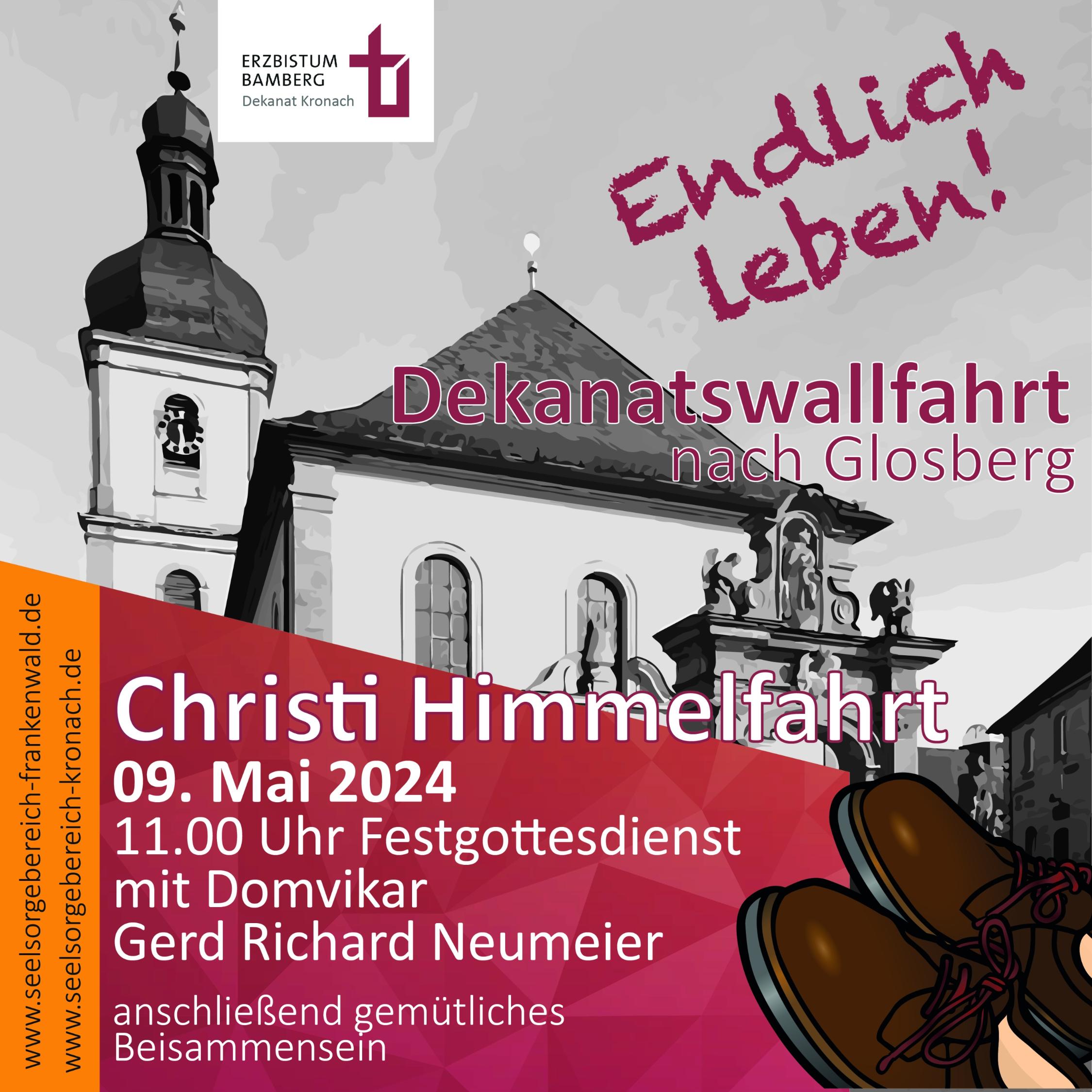 Plakat Dekanatswallfahrt Glosberg