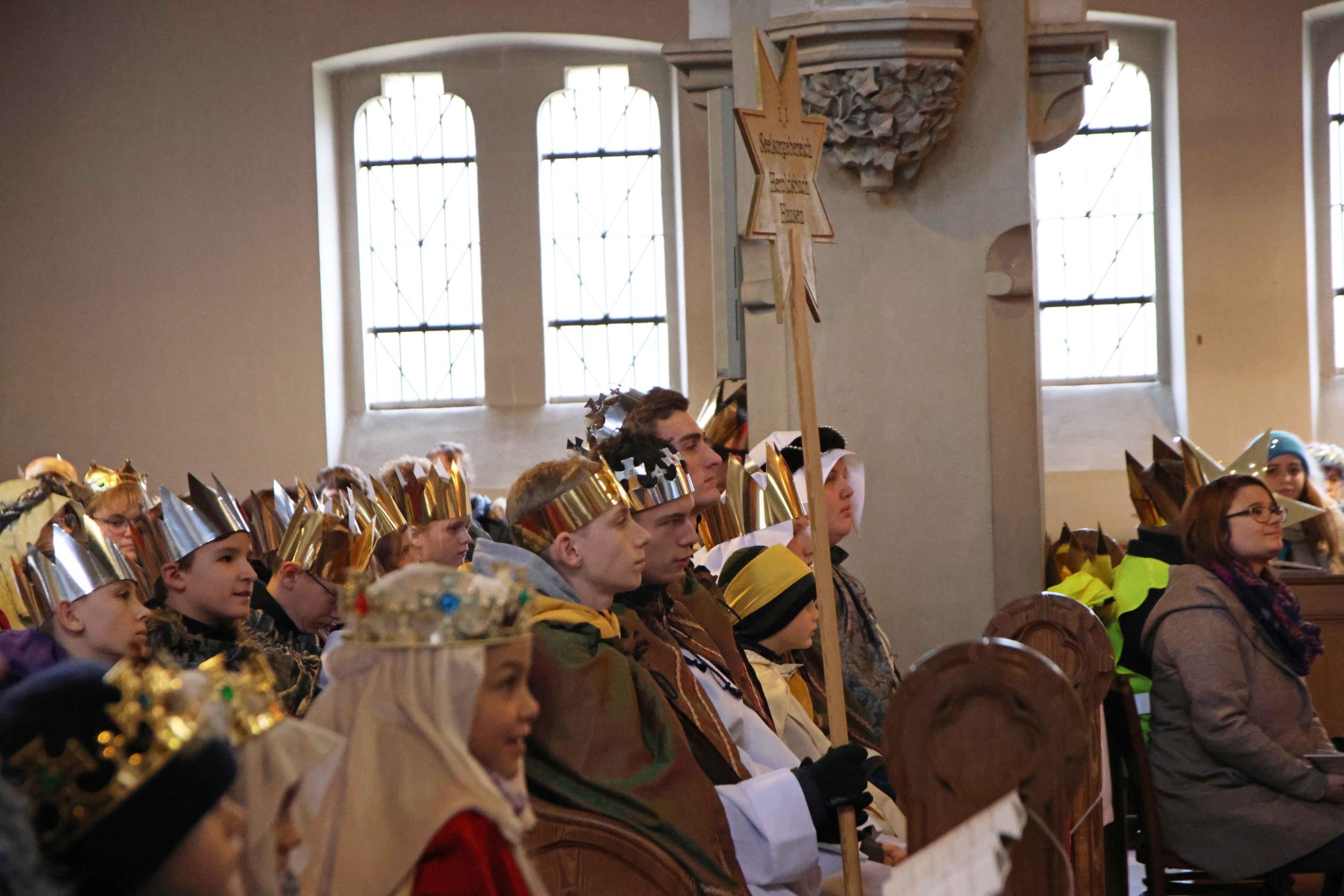 Thematische Einführung in der Kirche St. Johannis Forchheim.